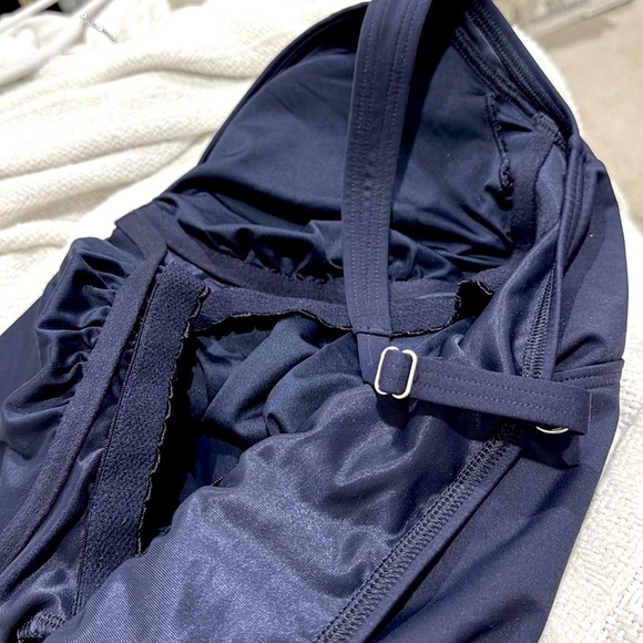 Lands End Women Wrap Tankini Top sz 12 NWOT adjustable straps - Picture 4 of 5